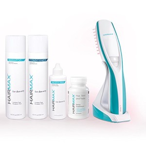 HairMax LaserComb with Thinning Hair Care bundle